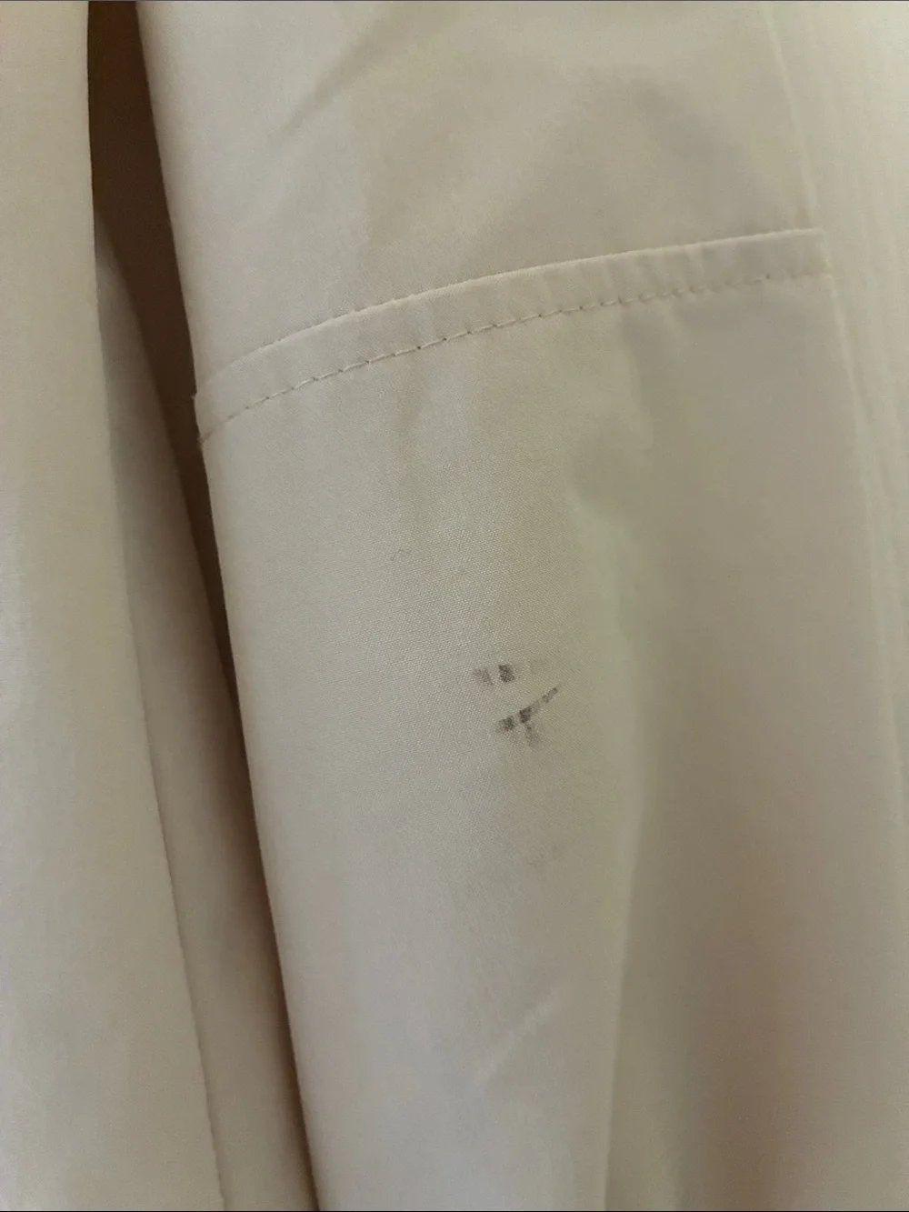 Hollister Men's Cream Track Jacket with Black Trim and Logo Tape